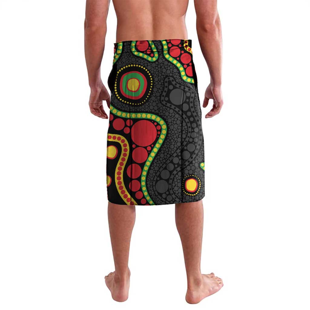 Panthers NAIDOC Week 2026 Personalised Lavalava 50 Years of Deadly Aboriginal Art Black