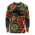 Panthers NAIDOC Week 2026 Personalised Long Sleeve Shirt 50 Years of Deadly Aboriginal Art Black