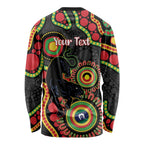 Panthers NAIDOC Week 2026 Personalised Long Sleeve Shirt 50 Years of Deadly Aboriginal Art Black