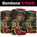 Panthers NAIDOC Week 2026 Personalised Neck Gaiter 50 Years of Deadly Aboriginal Art Black