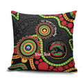 Panthers NAIDOC Week 2026 Personalised Pillow Cover 50 Years of Deadly Aboriginal Art Black
