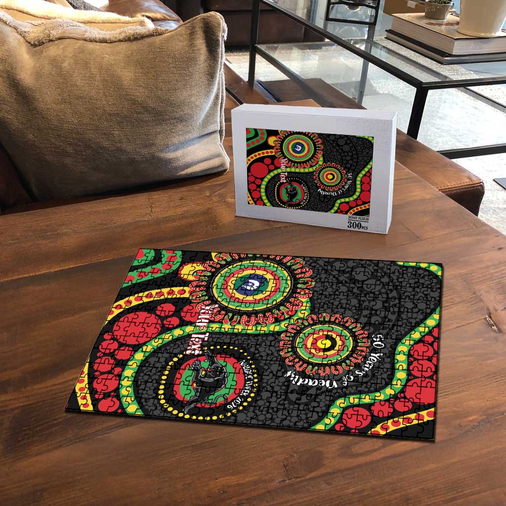 Panthers NAIDOC Week 2026 Personalised Puzzle 50 Years of Deadly Aboriginal Art Black