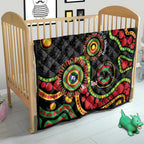 Panthers NAIDOC Week 2026 Personalised Quilt 50 Years of Deadly Aboriginal Art Black