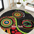 Panthers NAIDOC Week 2026 Personalised Round Carpet 50 Years of Deadly Aboriginal Art Black