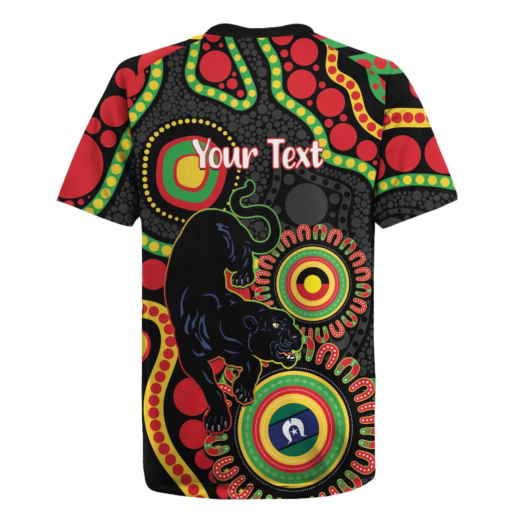 Panthers NAIDOC Week 2026 Personalised Rugby Jersey 50 Years of Deadly Aboriginal Art Black