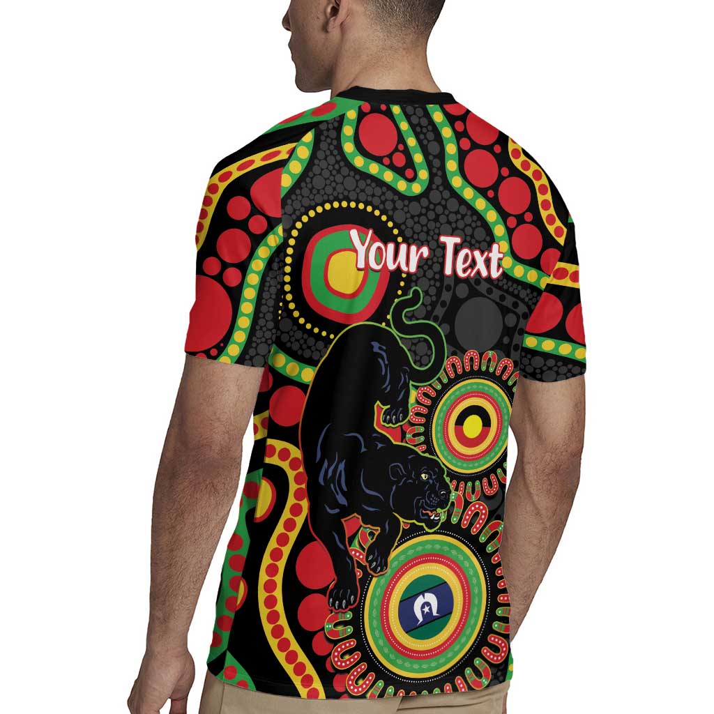 Panthers NAIDOC Week 2026 Personalised Rugby Jersey 50 Years of Deadly Aboriginal Art Black