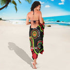 Panthers NAIDOC Week 2026 Personalised Sarong 50 Years of Deadly Aboriginal Art Black