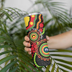Panthers NAIDOC Week 2026 Personalised Skinny Tumbler 50 Years of Deadly Aboriginal Art Black