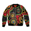 Panthers NAIDOC Week 2026 Personalised Sleeve Zip Bomber Jacket 50 Years of Deadly Aboriginal Art Black
