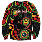 Panthers NAIDOC Week 2026 Personalised Sweatshirt 50 Years of Deadly Aboriginal Art Black