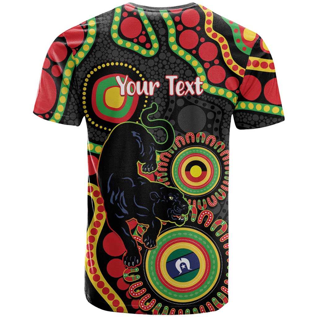 Panthers NAIDOC Week 2026 Personalised T Shirt 50 Years of Deadly Aboriginal Art Black