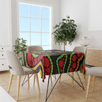 Panthers NAIDOC Week 2026 Personalised Tablecloth 50 Years of Deadly Aboriginal Art Black