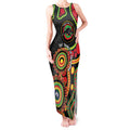 Panthers NAIDOC Week 2026 Personalised Tank Maxi Dress 50 Years of Deadly Aboriginal Art Black