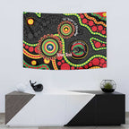 Panthers NAIDOC Week 2026 Personalised Tapestry 50 Years of Deadly Aboriginal Art Black
