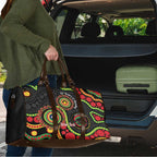 Panthers NAIDOC Week 2026 Personalised Travel Bag 50 Years of Deadly Aboriginal Art Black