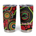 Panthers NAIDOC Week 2026 Personalised Tumbler Cup 50 Years of Deadly Aboriginal Art Black