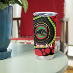 Panthers NAIDOC Week 2026 Personalised Tumbler Cup 50 Years of Deadly Aboriginal Art Black