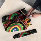 Panthers NAIDOC Week 2026 Personalised Umbrella 50 Years of Deadly Aboriginal Art Black