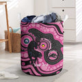 Panthers NAIDOC Week 2026 Personalised Laundry Basket 50 Years of Deadly Aboriginal Art Pink