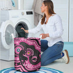 Panthers NAIDOC Week 2026 Personalised Laundry Basket 50 Years of Deadly Aboriginal Art Pink