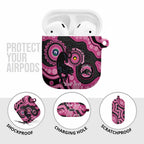 Panthers NAIDOC Week 2026 Personalised AirPods Case 50 Years of Deadly Aboriginal Art Pink