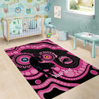 Panthers NAIDOC Week 2026 Personalised Area Rug 50 Years of Deadly Aboriginal Art Pink