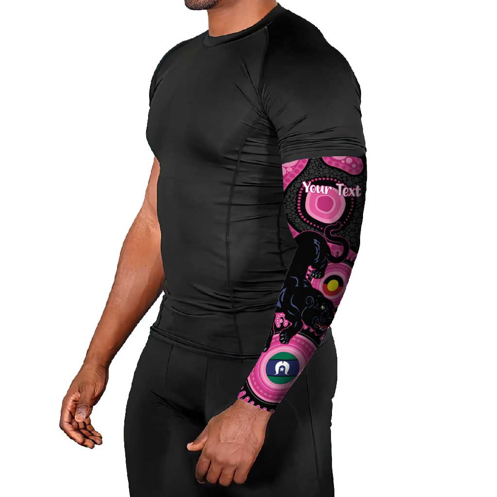 Panthers NAIDOC Week 2026 Personalised Arm Sleeves 50 Years of Deadly Aboriginal Art Pink