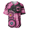 Panthers NAIDOC Week 2026 Personalised Baseball Jersey 50 Years of Deadly Aboriginal Art Pink