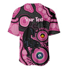 Panthers NAIDOC Week 2026 Personalised Baseball Jersey 50 Years of Deadly Aboriginal Art Pink