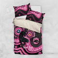 Panthers NAIDOC Week 2026 Personalised Bedding Set 50 Years of Deadly Aboriginal Art Pink