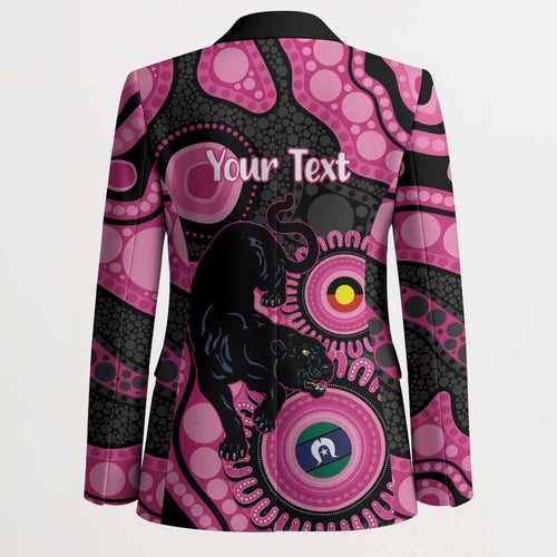 Panthers NAIDOC Week 2026 Personalised Blazer 50 Years of Deadly Aboriginal Art Pink
