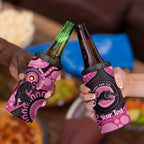 Panthers NAIDOC Week 2026 Personalised 4 in 1 Can Cooler Tumbler 50 Years of Deadly Aboriginal Art Pink