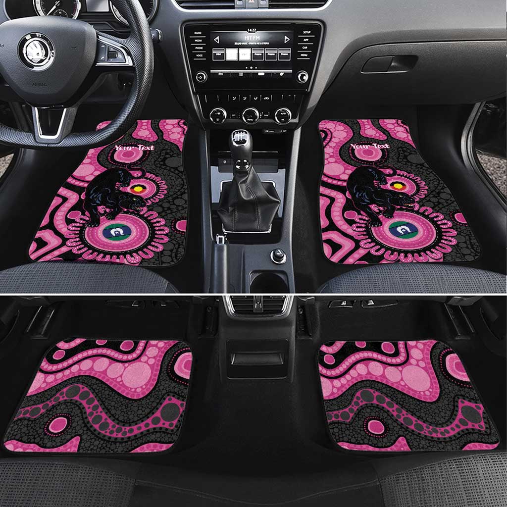 Panthers NAIDOC Week 2026 Personalised Car Mats 50 Years of Deadly Aboriginal Art Pink