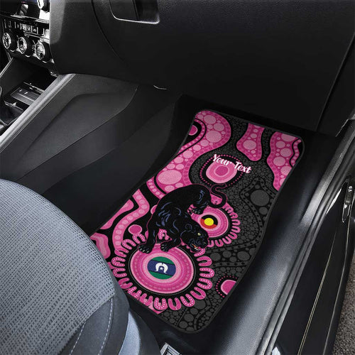 Panthers NAIDOC Week 2026 Personalised Car Mats 50 Years of Deadly Aboriginal Art Pink