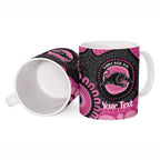 Panthers NAIDOC Week 2026 Personalised Ceramic Mug 50 Years of Deadly Aboriginal Art Pink