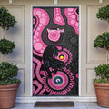 Panthers NAIDOC Week 2026 Personalised Door Cover 50 Years of Deadly Aboriginal Art Pink