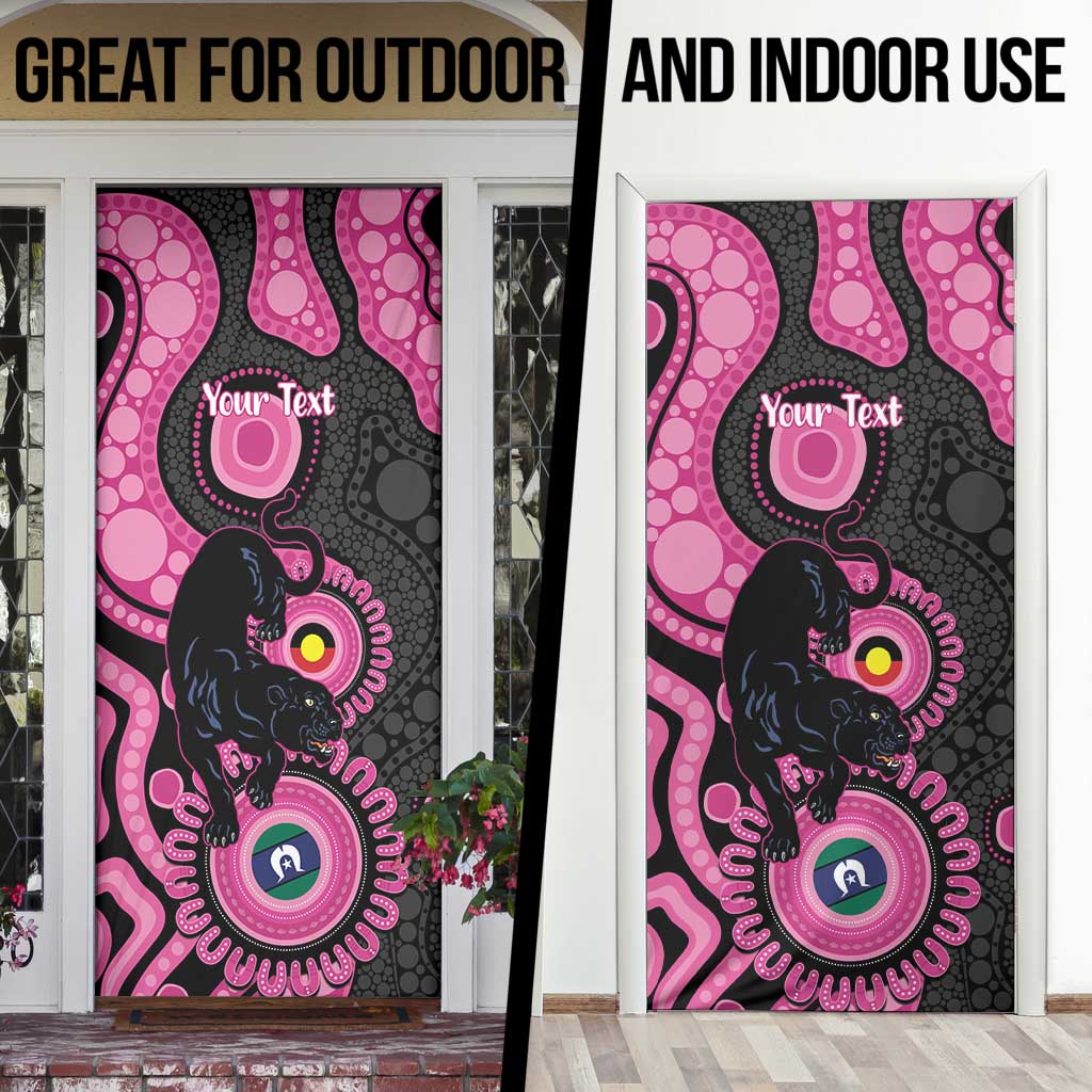 Panthers NAIDOC Week 2026 Personalised Door Cover 50 Years of Deadly Aboriginal Art Pink