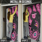 Panthers NAIDOC Week 2026 Personalised Door Cover 50 Years of Deadly Aboriginal Art Pink