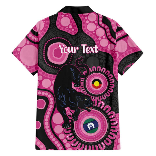 Panthers NAIDOC Week 2026 Personalised Family Matching Mermaid Dress and Hawaiian Shirt 50 Years of Deadly Aboriginal Art Pink