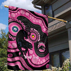 Panthers NAIDOC Week 2026 Personalised Garden Flag 50 Years of Deadly Aboriginal Art Pink