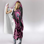 Panthers NAIDOC Week 2026 Personalised Hooded Blanket 50 Years of Deadly Aboriginal Art Pink