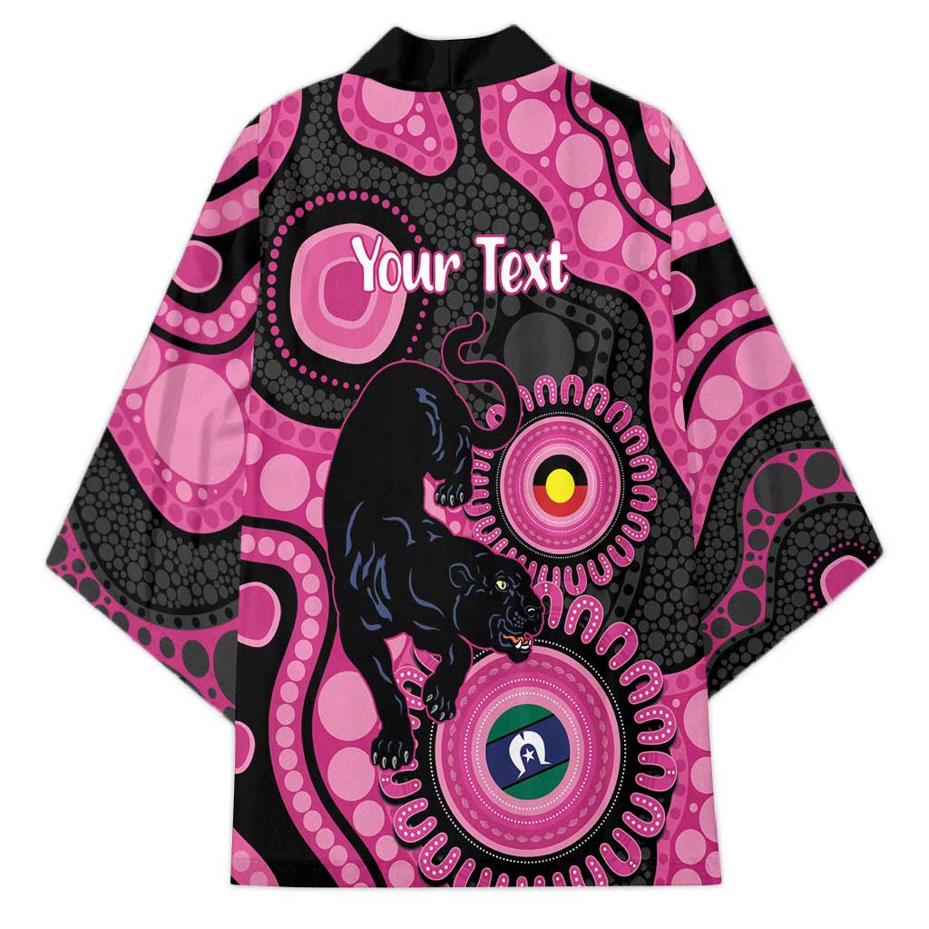 Panthers NAIDOC Week 2026 Personalised Kimono 50 Years of Deadly Aboriginal Art Pink