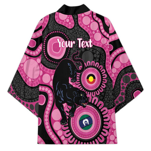 Panthers NAIDOC Week 2026 Personalised Kimono 50 Years of Deadly Aboriginal Art Pink
