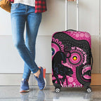 Panthers NAIDOC Week 2026 Personalised Luggage Cover 50 Years of Deadly Aboriginal Art Pink