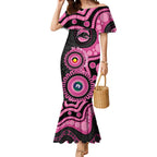 Panthers NAIDOC Week 2026 Personalised Mermaid Dress 50 Years of Deadly Aboriginal Art Pink
