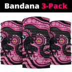Panthers NAIDOC Week 2026 Personalised Neck Gaiter 50 Years of Deadly Aboriginal Art Pink