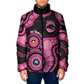 Panthers NAIDOC Week 2026 Personalised Padded Jacket 50 Years of Deadly Aboriginal Art Pink