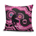 Panthers NAIDOC Week 2026 Personalised Pillow Cover 50 Years of Deadly Aboriginal Art Pink