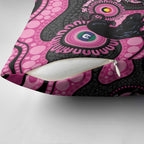 Panthers NAIDOC Week 2026 Personalised Pillow Cover 50 Years of Deadly Aboriginal Art Pink