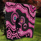 Panthers NAIDOC Week 2026 Personalised Quilt 50 Years of Deadly Aboriginal Art Pink